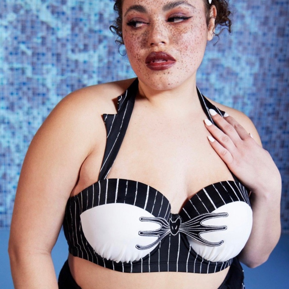 NWOT HOT TOPIC PLUS SIZE SWIM TOP, Jack Skellington